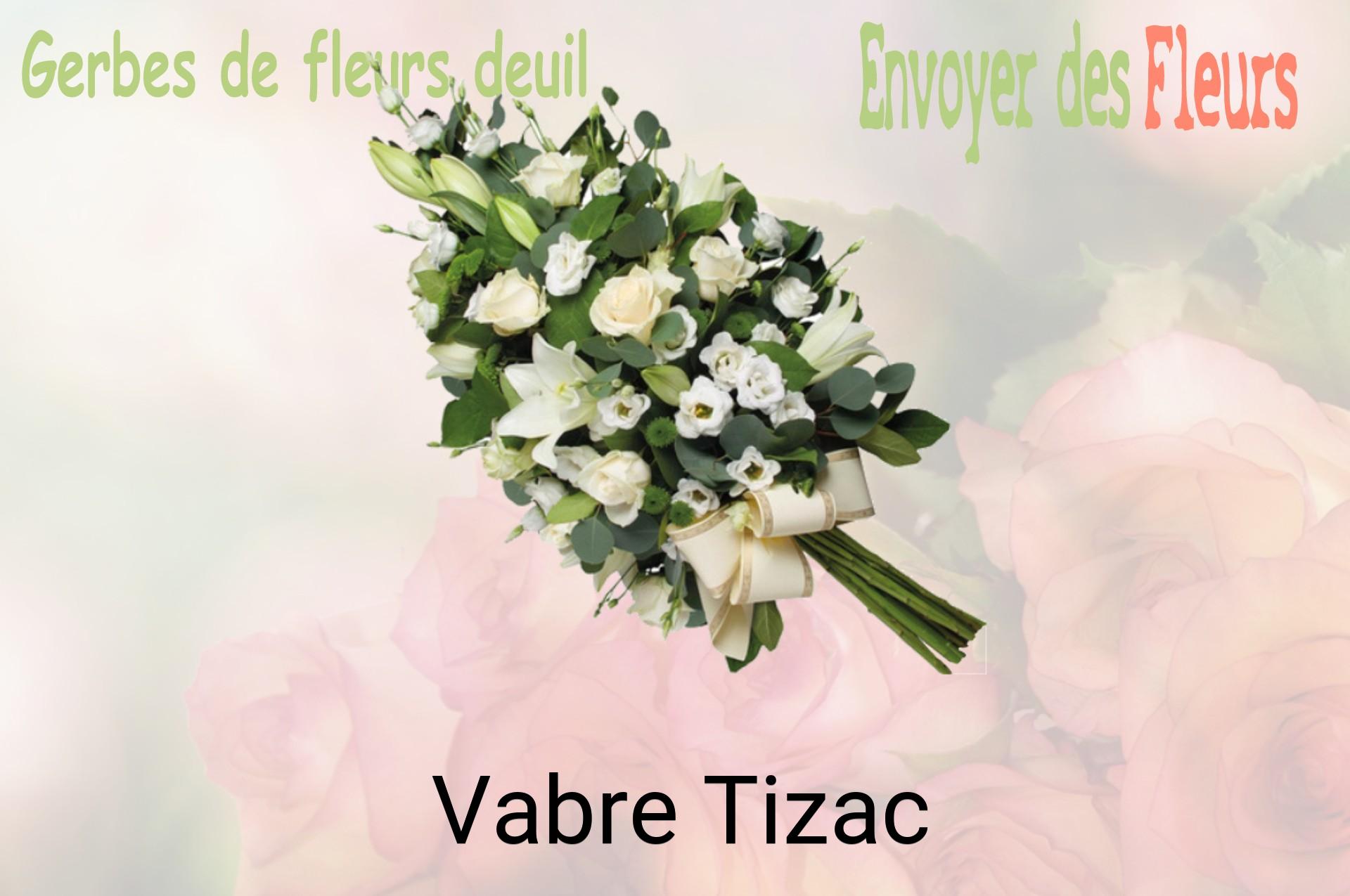Gerbe de fleurs de deuil livrée à Vabre-Tizac